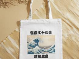 Japan Art Tote Bag HOKUSAI 01