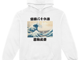 Japan Art Hoodie HOKUSAI 01